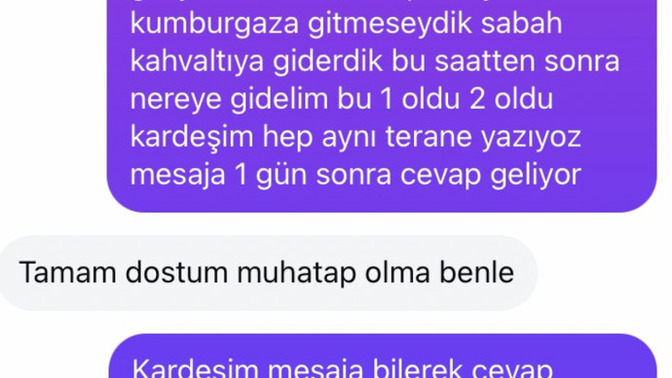 Hatalı olup birde tamam artık muhattap olmayalım diyen arkadaş sizinde çevrede var mı?