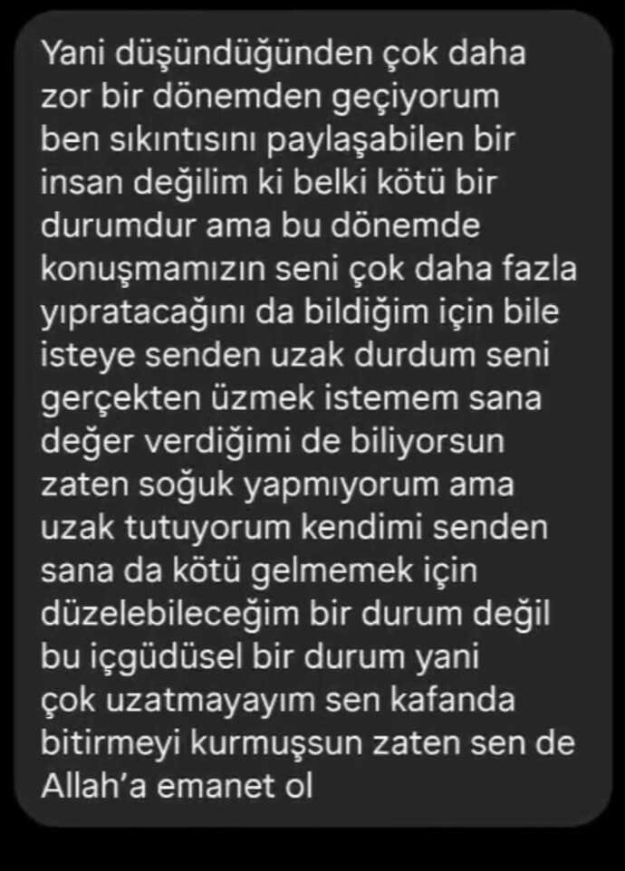 Sizce bahane mi , yoksa doğru mu söylüyor?