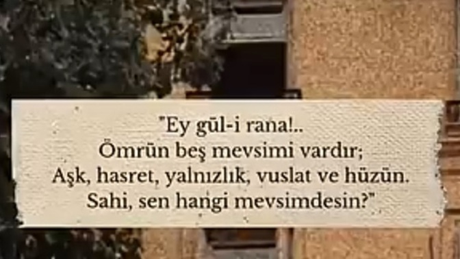 Sen hangi mevsimdesin?