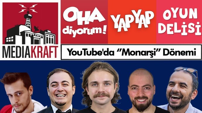 Mediacraft ekibine ne oldu oha diyorum yapyap neden yok bu youtube kanallarını kimler tanıyor?