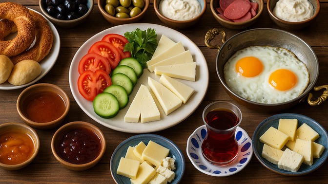 Çatkapı gelen misafir için pazar kahvaltısı menünüz ne olur?