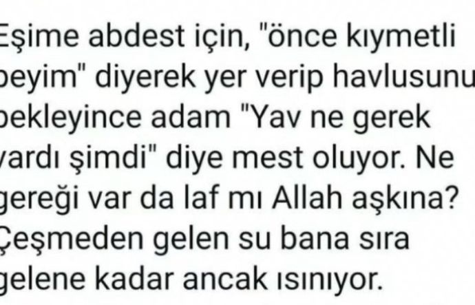 Eşiniz için en fazla ne yaparsınız?