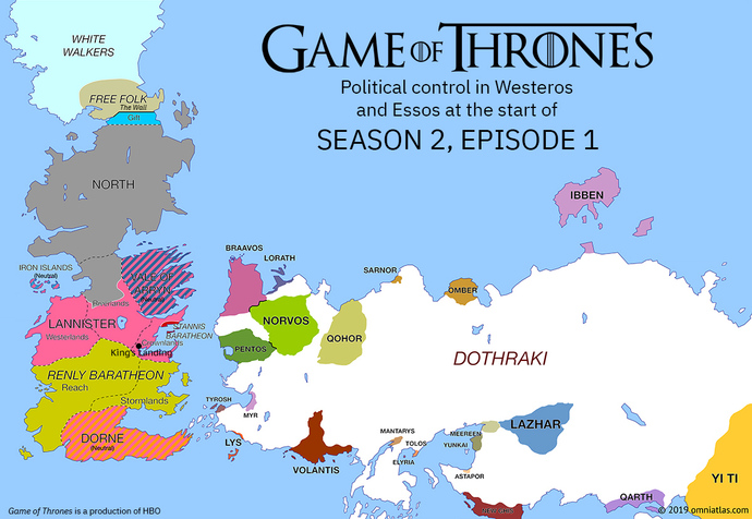 Game of Thrones dizisinde hangi şehirde yaşamak isterdin?