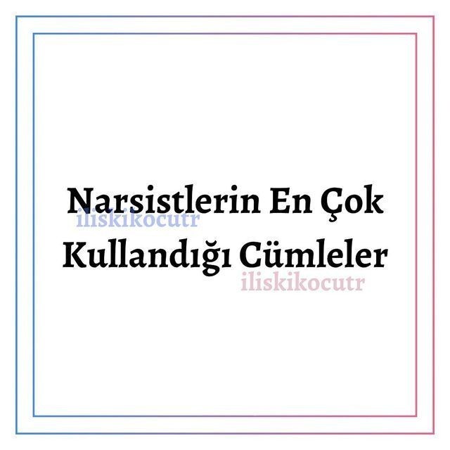 Narsitlerin en çok kullandığın cümleler nedir?