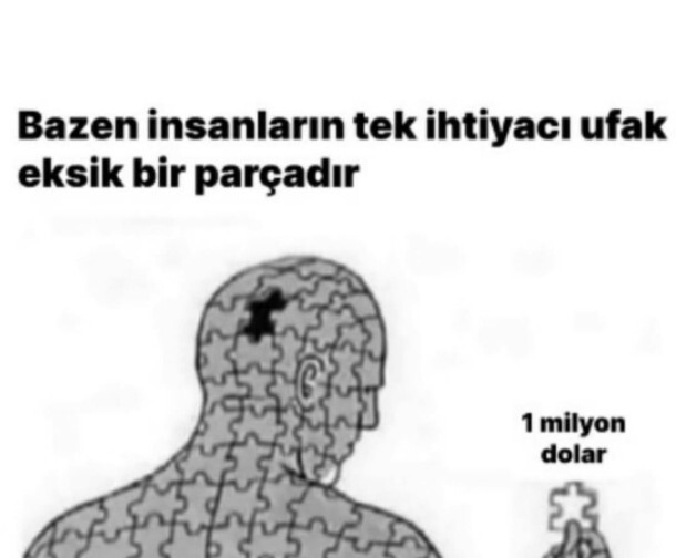 Eksik parçanız nedir?