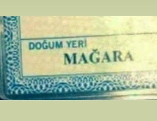 Doğum yeriniz neresi?