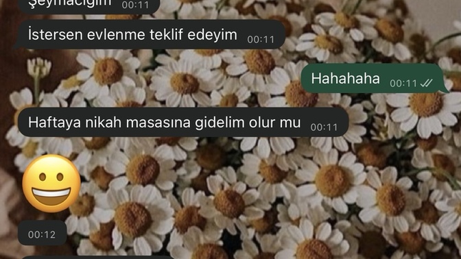 Flörtünüz sizinle böyle konuşup ortadan kaybolsa ne düşünürsünüz?