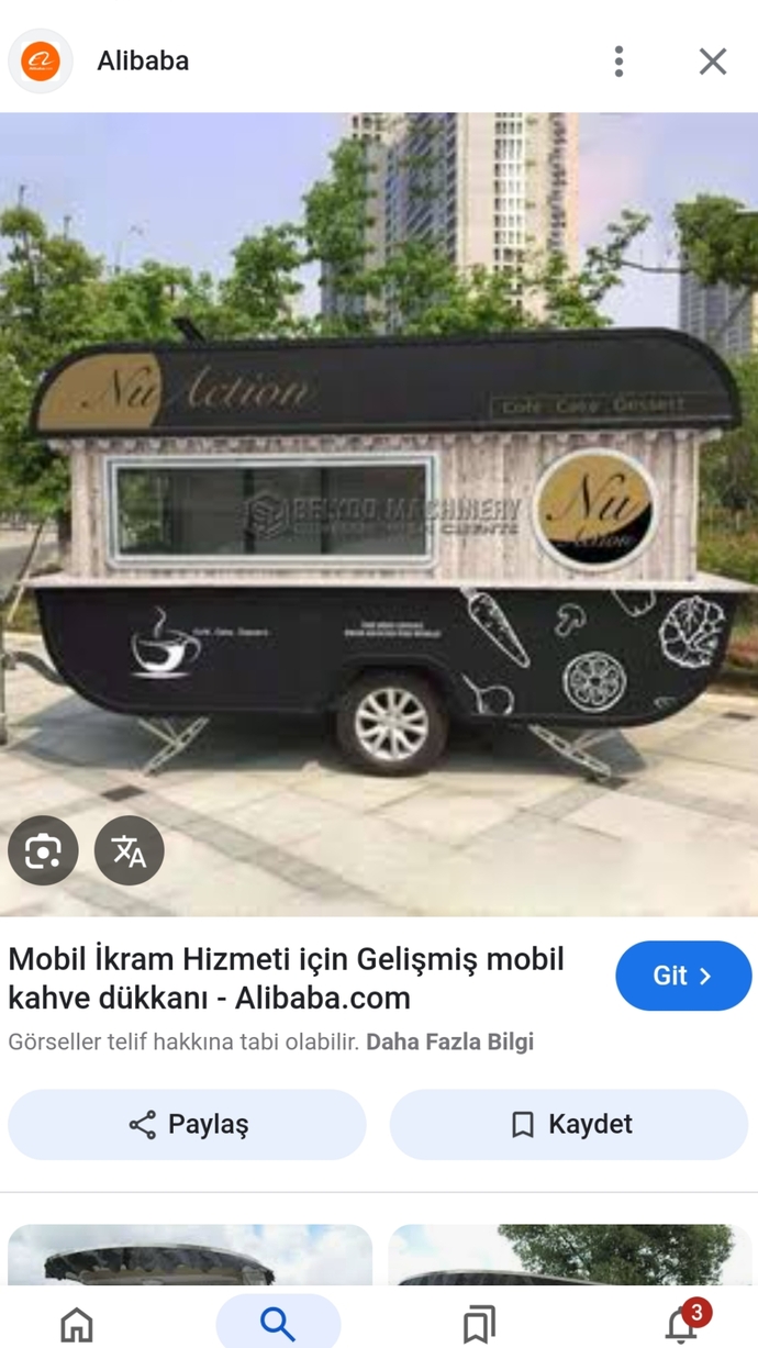 Kendime böyle küçük karavan gibi bir dükkan almayı düşünüyorum sizce nasıl fikir?