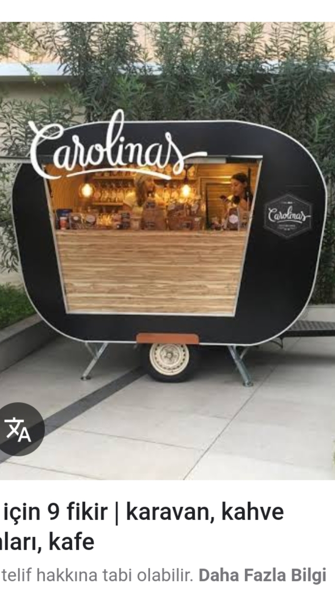 Kendime böyle küçük karavan gibi bir dükkan almayı düşünüyorum sizce nasıl fikir?