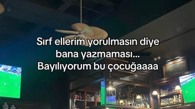 Yazmasını beklediğiniz biri var mı?