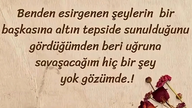 Uğruna savaşacağınız şeyler var mı?
