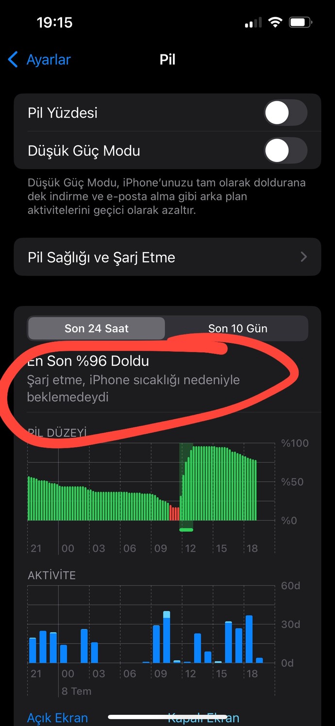 İPhone 13 şarj olurken aşırı ısınıyor normal mi bu?