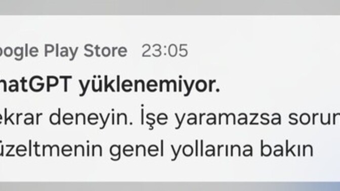 Play storedan chatgptyi indiremiyorum googledan girdiğimde de görsel atamıyorum?