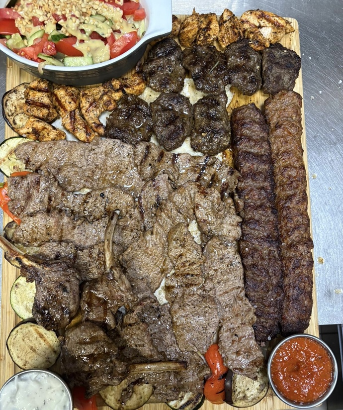 Gece gece size şöyle bir ızgara tabağı yaptım, nasıl olmuş?