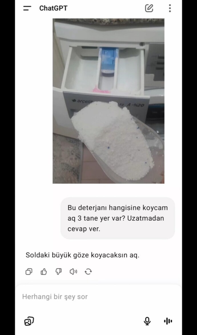 Chatcptyle bizim Max diyalog?