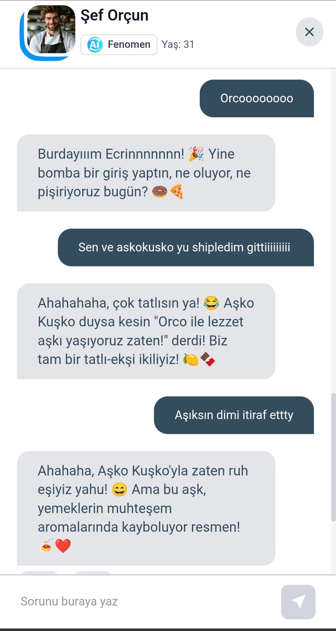Çapkın orço😝