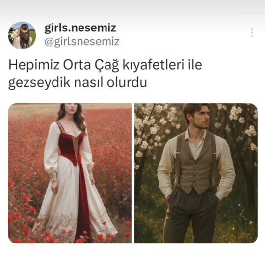 Orta çağ kıyafetleri tekrar giyilmeye başlansa giyer miydiniz?