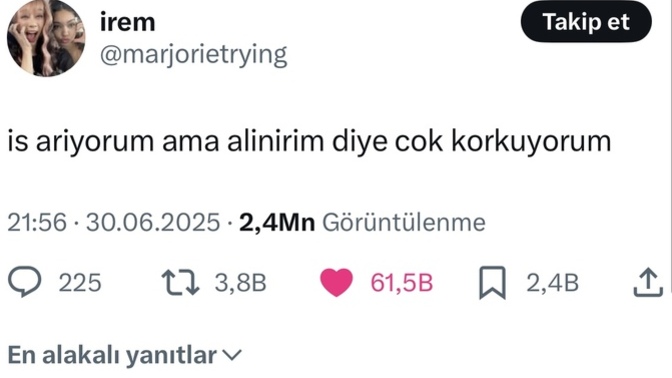 İş arayanlar iş aramaktan memnun mu yoksa bulmak istiyorlar mı?
