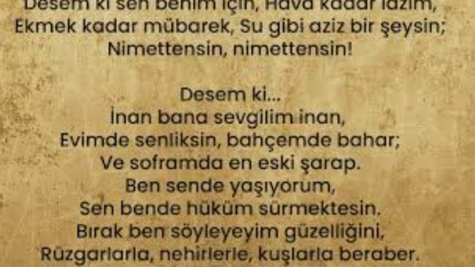 Cahit Sıtkı Tarancı şiirleri okur musunuz?