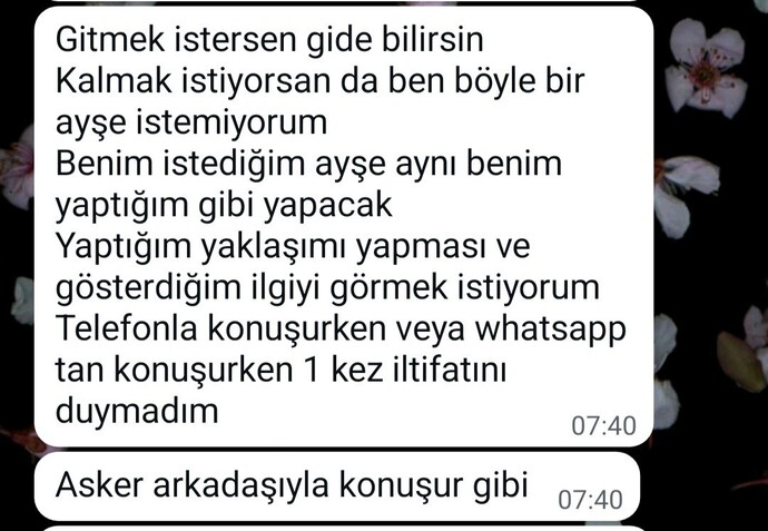 Böyle yazan biri bence hiç sevmemiştir sizce?