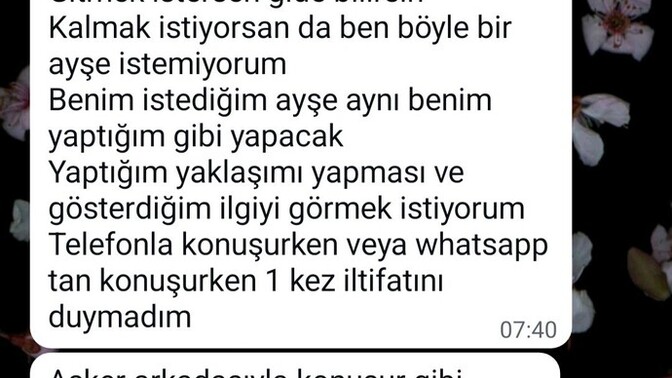 Böyle yazan biri bence hiç sevmemiştir sizce?