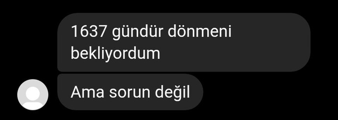 Sana takık biri var mı?