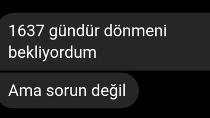 Sana takık biri var mı?