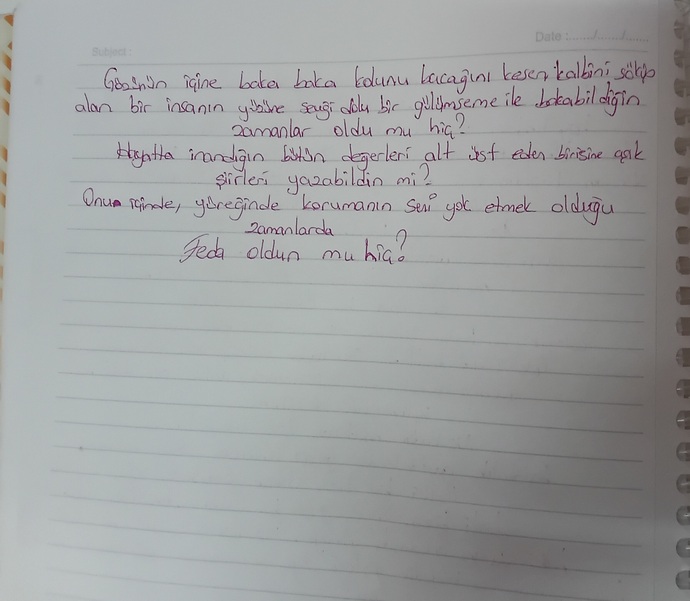 Size diyen oldu mu ya da  Siz mi dediniz AŞK?