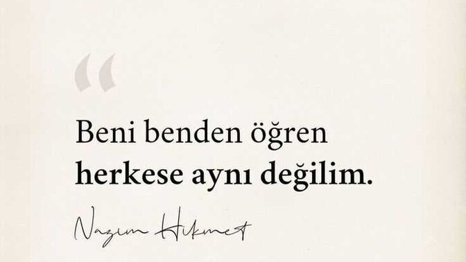 Herkese aynı mı davranırsın?