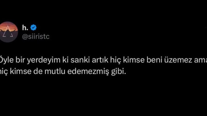 Sizin de böyle hissettiğiniz zamanlar oldu mu?