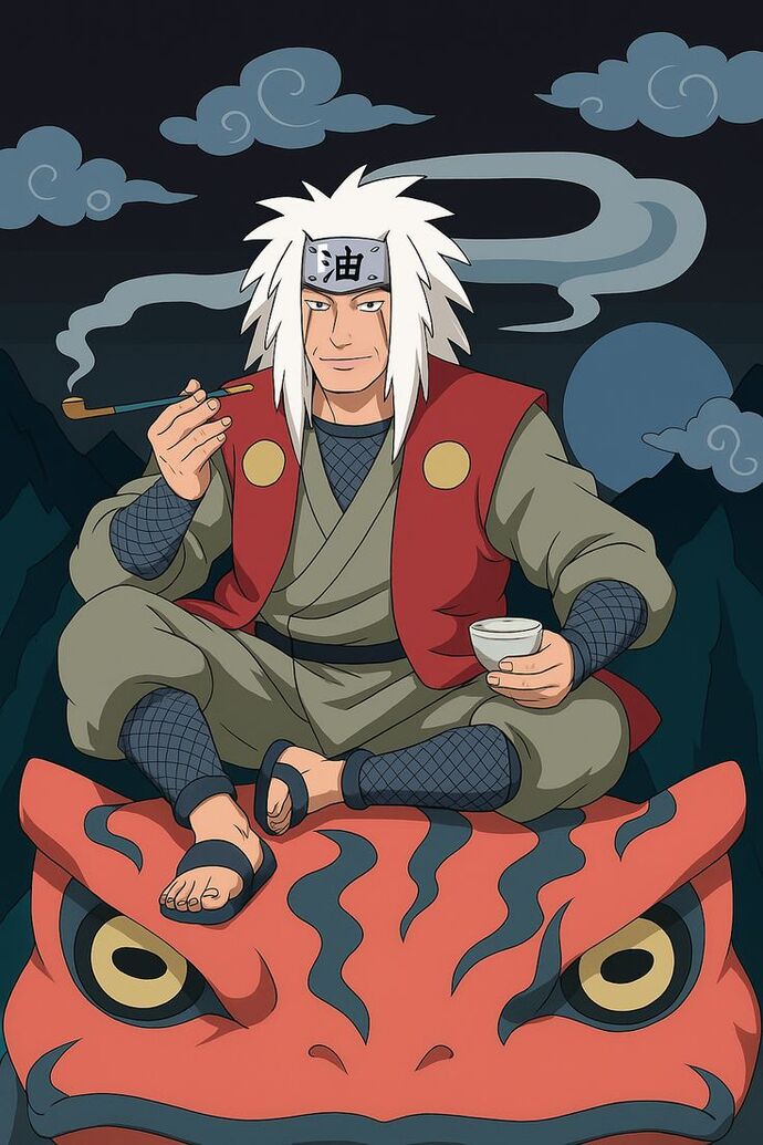 Jiraiyanin kurbağalari nasil olmus? anahtarligi aldim bide kurbaga kolye almistim birlestirip charm yaptim? benzemis mi?