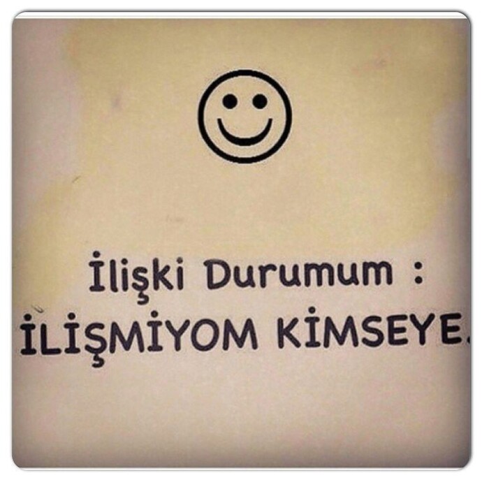 İlişki durumunuz ne halde?
