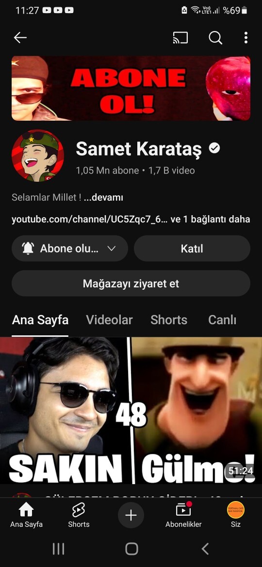 Samet Karataş kimdir nasıl bir youtuber kendisi sk?