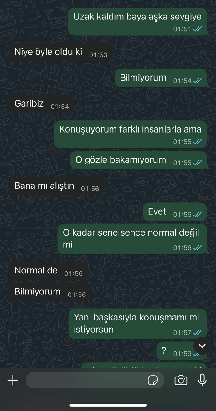 Eski sevgilim duygusal mi yaklaşmış duygusuz mı?