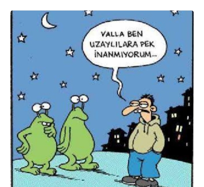 Uzaylılar dünyaya gelse ve seni kendi gezegenlerine götürmek isteseler, yanına alacağın tek şey ne olurdu?