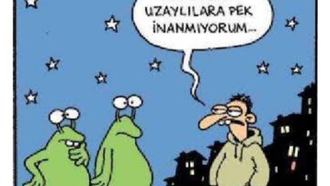 Uzaylılar dünyaya gelse ve seni kendi gezegenlerine götürmek isteseler, yanına alacağın tek şey ne olurdu?