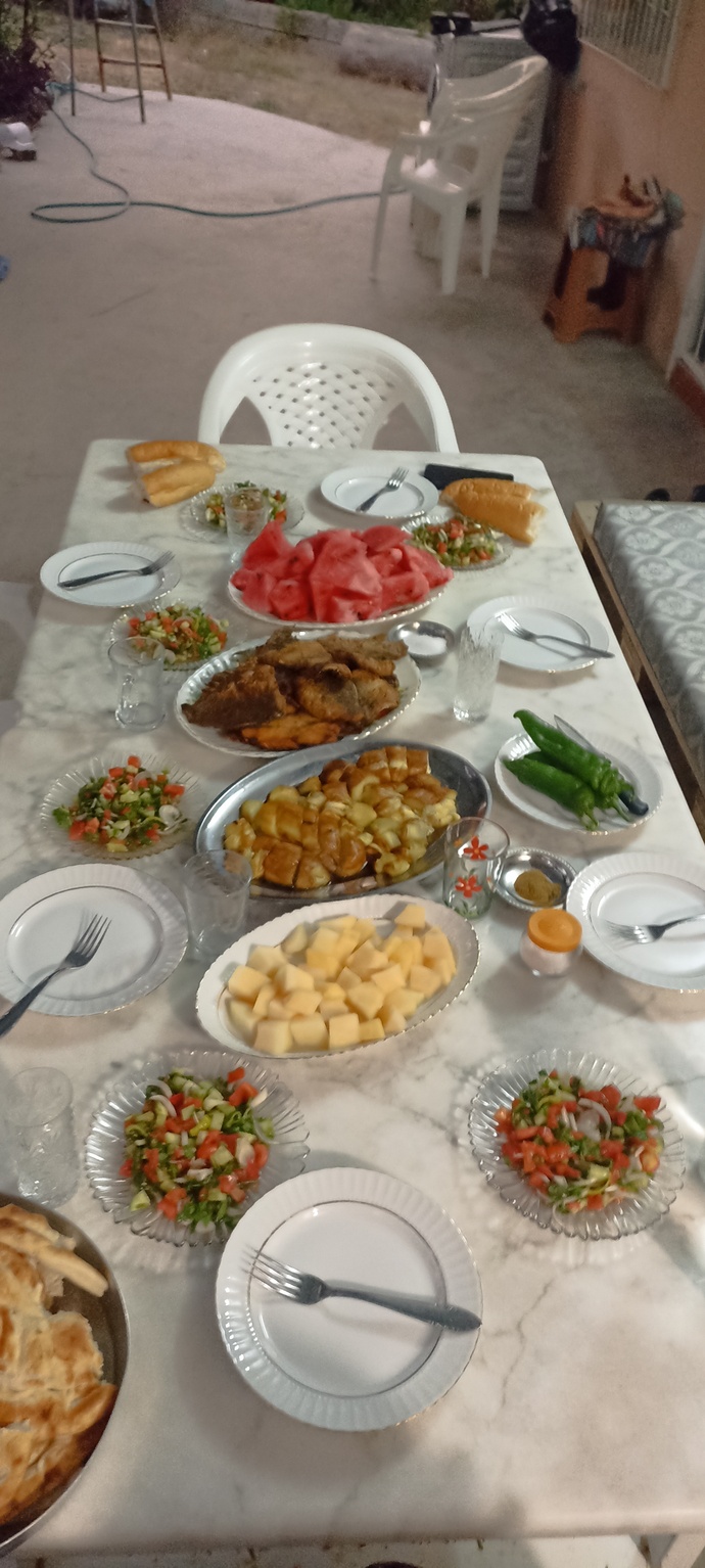 Akşam yemeğim nasıl misafirimiz le beraber yedik?
