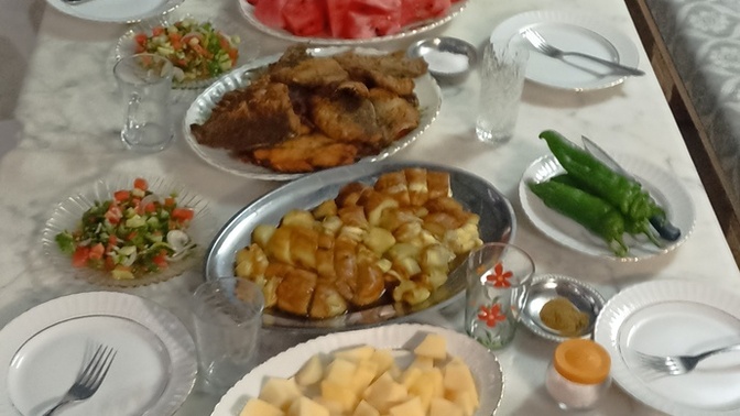 Akşam yemeğim nasıl misafirimiz le beraber yedik?