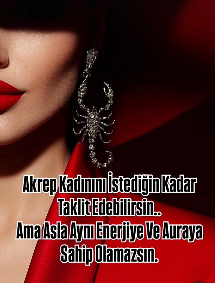 Akrep kadını diyince işte bu diyebileceğiniz nedir?