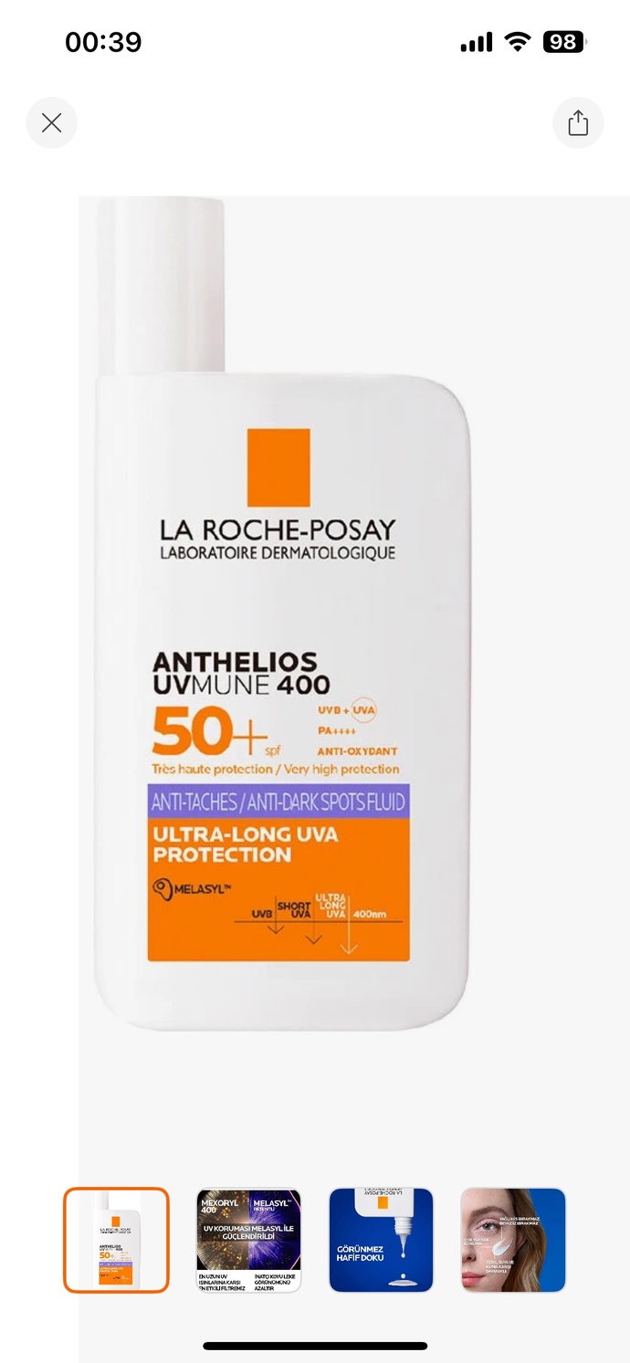 La roche posay güneş kremi yüzümde yanma yapıyor, normal mi?