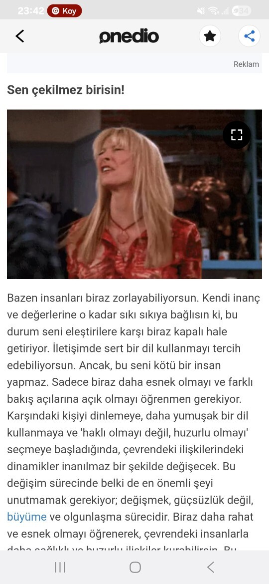 Onedio testleri çözer misiniz?