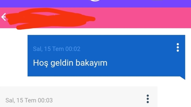Size de ani mesajlar geliyor mu?