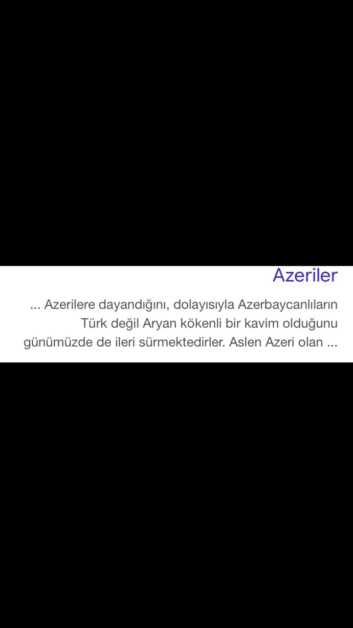 Wikipedia Azerilerin türk olmadıklarını söylüyor düşünceniz nedir?