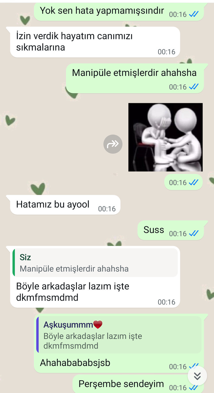 Her daim arkadaşlarınıza destek olur musunuz?