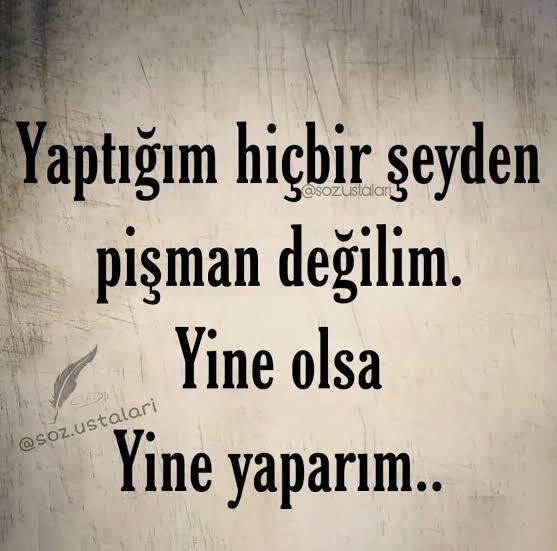 Arkana bakınca keşke yapsaydım dediğin neler oldu?