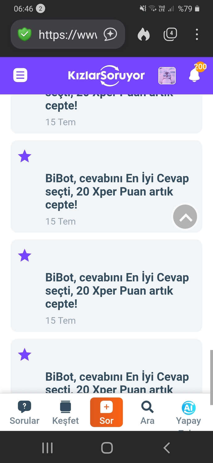 Kase çılgın bildirim günü falan mı?
