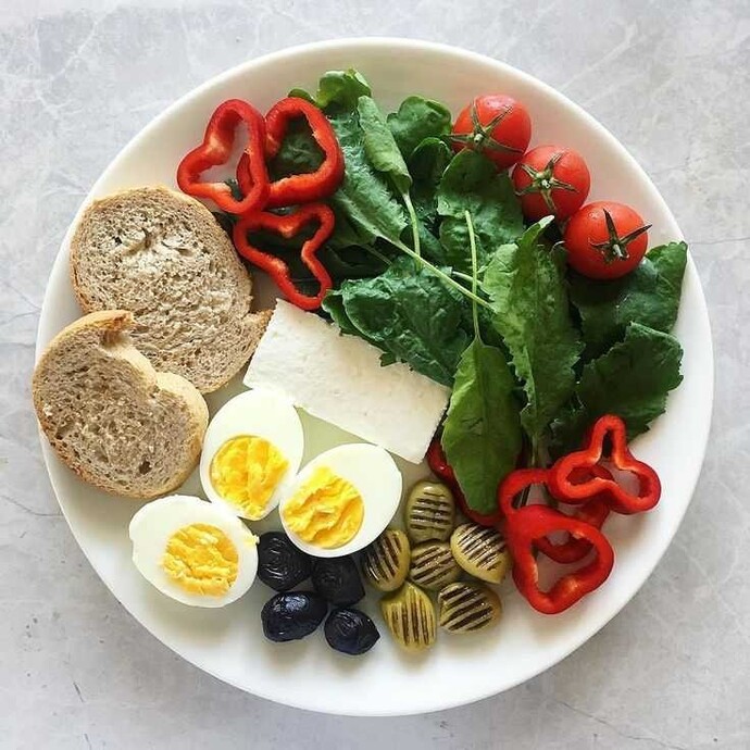 Böyle bir kahvaltı tabağıyla karnınız doyar mı?