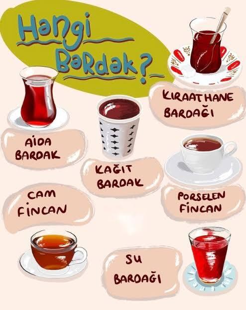 Çayı hangi bardakta içmeyi seviyorsunuz?