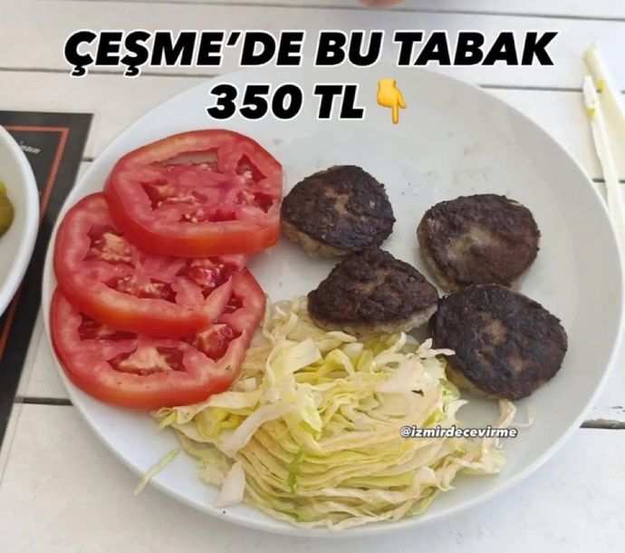 Bu tabağa 350₺ verir misin?