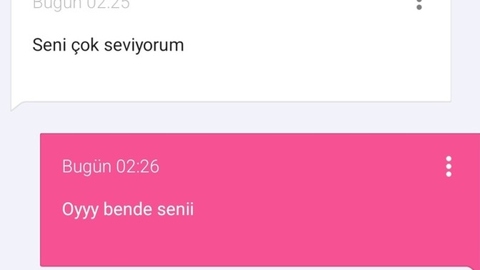 En son ne zaman seni seviyorum mesajı almıştınız?